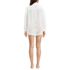 Women's Petite Rayon Rib Button Down Cover-Up, Back