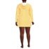 Women's Plus Size SunShade UPF 50 Hooded Mini Swim Swim Cover-Up Dress, Back