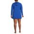 Women's Plus Size SunShade UPF 50 Hooded Mini Swim Swim Cover-Up Dress, Back