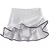 Women's Plus Size Pique Ruffle Hem Mini Swim Skirt, alternative image