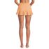 Women's Pique Ruffle Hem Mini Swim Skirt, Back