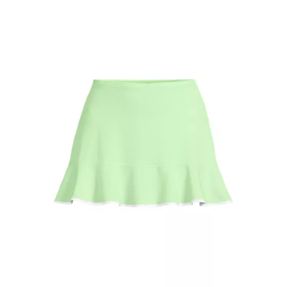 Women's Pique Ruffle Hem Mini Swim Skirt - primary
