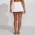 Women's Pique Ruffle Hem Mini Swim Skirt, Back