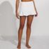 Women's Pique Ruffle Hem Mini Swim Skirt, Front