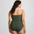 Women's Plus Size SlenderSuit Wrap Bandeau One Piece Swimsuit, Back