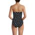 Women's Slender Suit Wrap Bandeau One Piece Swimsuit, Back