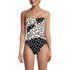 Women's Slender Suit Wrap Bandeau One Piece Swimsuit, Front