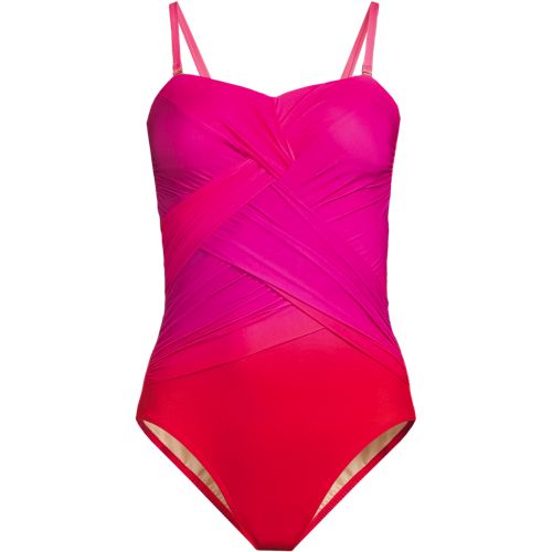 Women's SlenderSuit Wrap Bandeau One Piece Swimsuit, alternative image