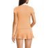 Women's Short Sleeve Pique Johnny Collar UPF 50 Rash Guard, Back