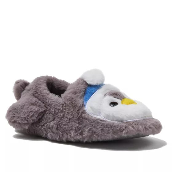 Kids Cute Furry Animal Slippers - primary