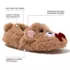 Kids Cute Furry Animal Slippers, alternative image