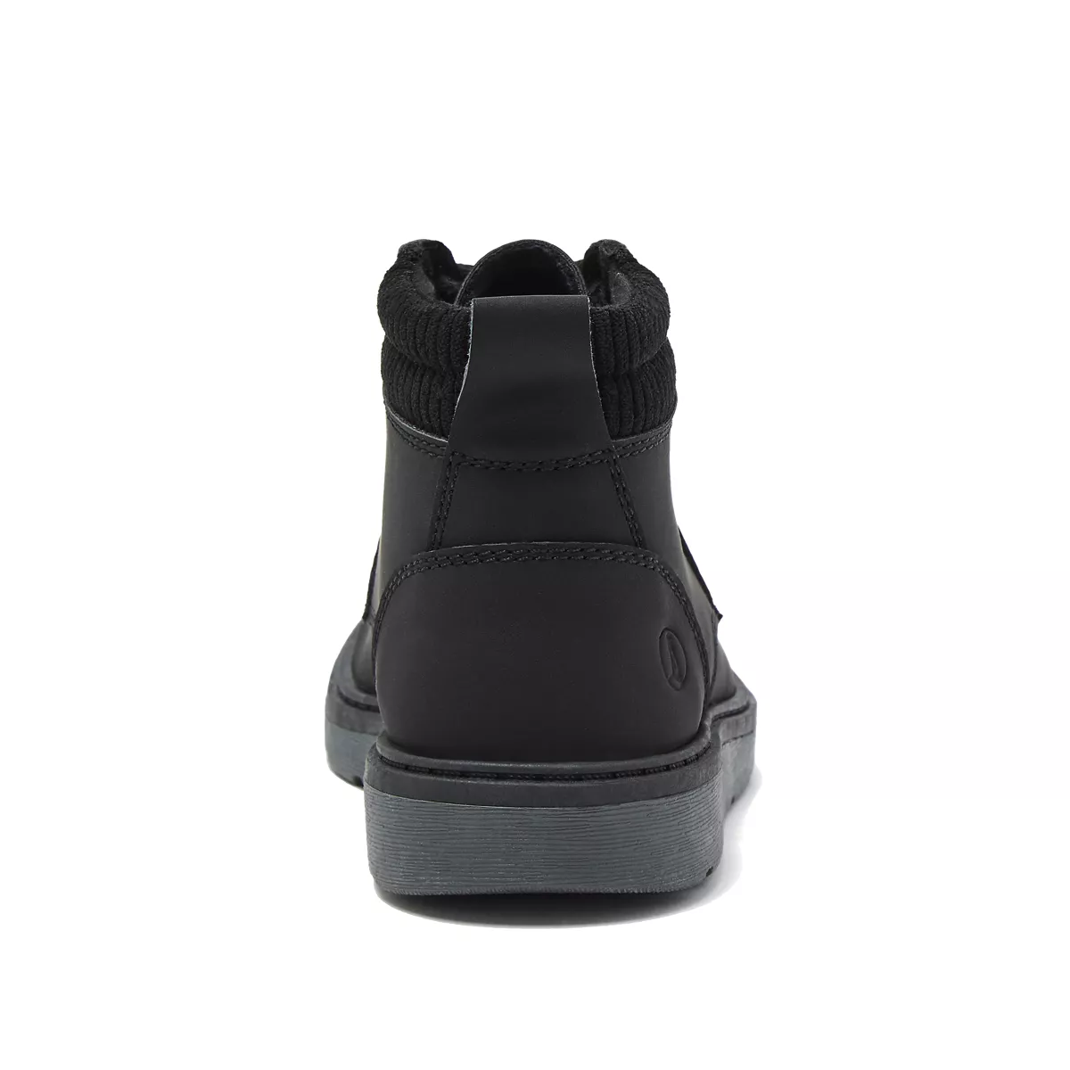 Kids Moc Toe Flannel Lined Lace Up Boots