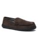 Men's Flannel Lined Suede Slip On Moccasin Slippers, alternative image