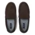 Men's Flannel Lined Suede Slip On Moccasin Slippers, alternative image