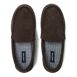 Men's Flannel Lined Suede Slip On Moccasin Slippers, alternative image