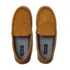 Men's Flannel Lined Suede Slip On Moccasin Slippers, alternative image