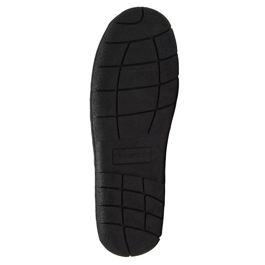 Men's Flannel Lined Suede Slip On Moccasin Slippers view 5