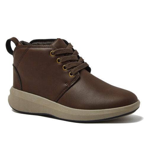 Girls Zip Up Lugged Boots