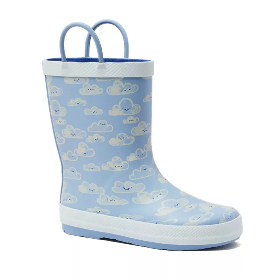 Kids Pull On Splash Rubber Rain Boots - primary