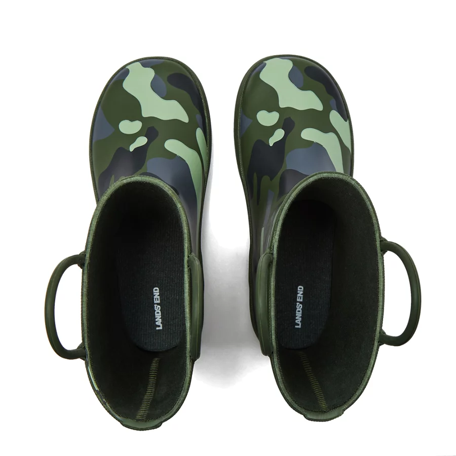 Kids' Pull On Splash Rubber Rain Boots view 2