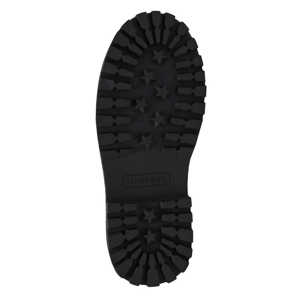 Girls Zip Up Lugged Boots | Lands' End