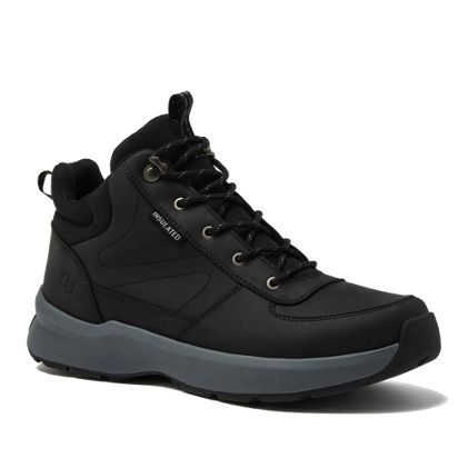 Men's Comfort Leather Insulated Hiking Boots - primary