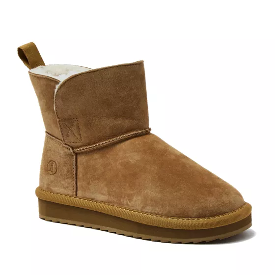 School Uniform Kids Lined Suede Indoor Outdoor Boots - primary