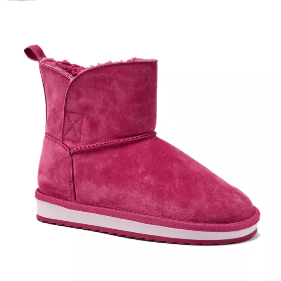 Kids Lined Suede Indoor Outdoor Boots - primary