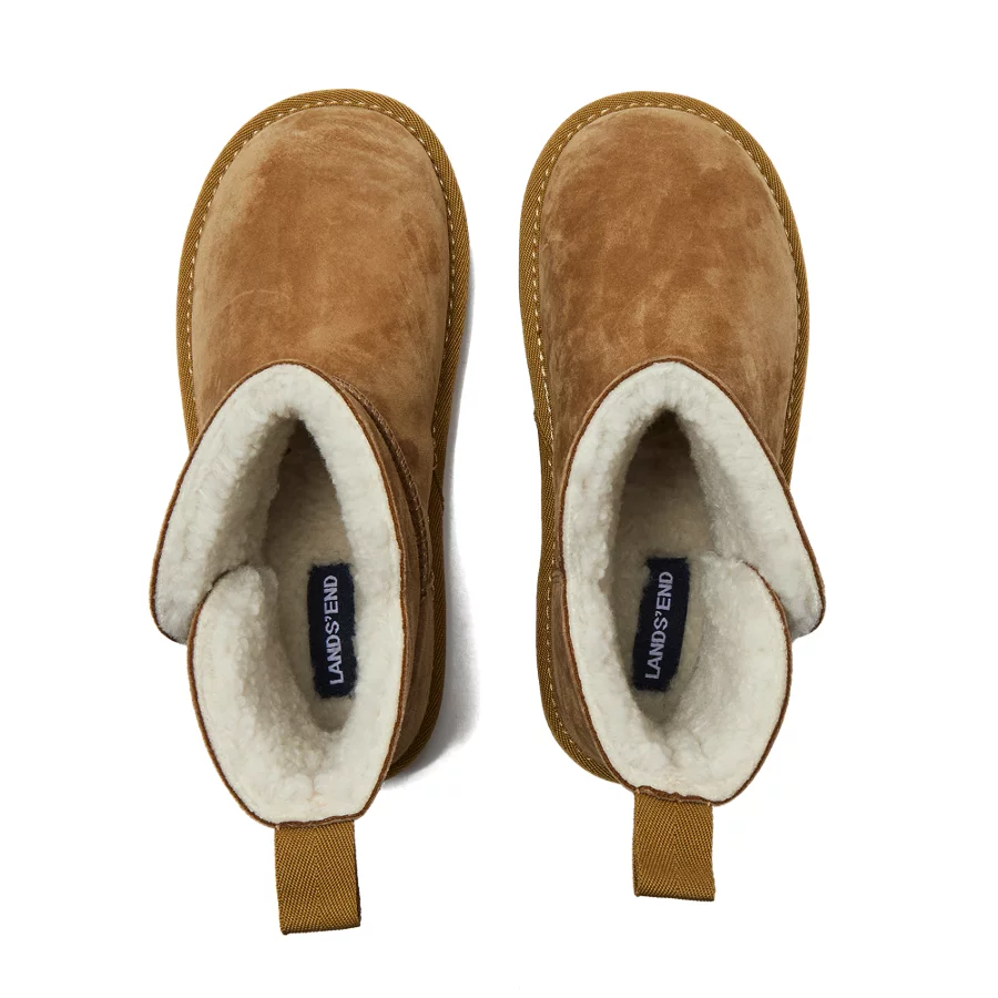 School Uniform Kids' Lined Suede Indoor Outdoor Boots view 2
