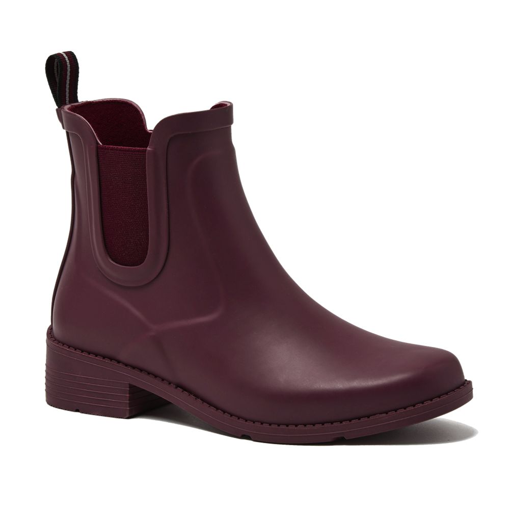 Women s Rubber Chelsea Rain Boots Lands End