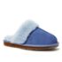 Women's Suede Furry Lined Indoor Outdoor Slippers, alternative image