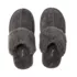 Women's Suede Furry Lined Slippers, alternative image