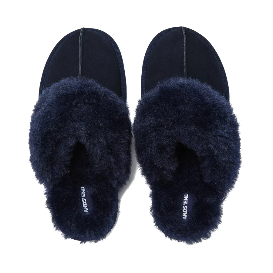 Women's Suede Furry Lined Slippers view 2