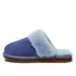 Women's Suede Furry Lined Slippers, alternative image