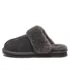 Women's Suede Furry Lined Slippers, alternative image