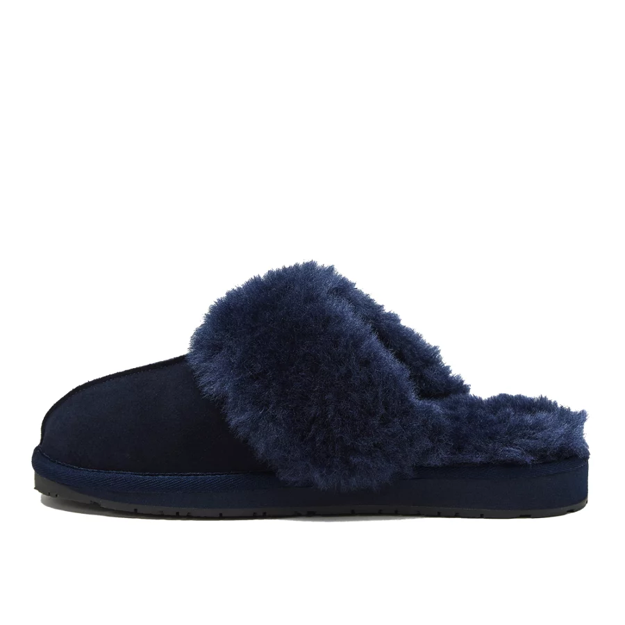 Women's Suede Furry Lined Slippers view 3