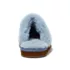 Women's Suede Furry Lined Slippers, alternative image