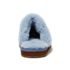 Women's Suede Furry Lined Indoor Outdoor Slippers, alternative image