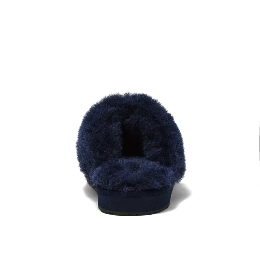Women's Suede Furry Lined Slippers view 4