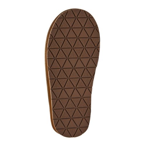 Women's Suede Furry Lined Indoor Outdoor Slippers, alternative image