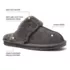 Women's Suede Furry Lined Slippers, alternative image