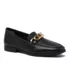 Women's Chain Leather Loafers, alternative image