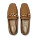 Women's Chain Leather Loafers, alternative image