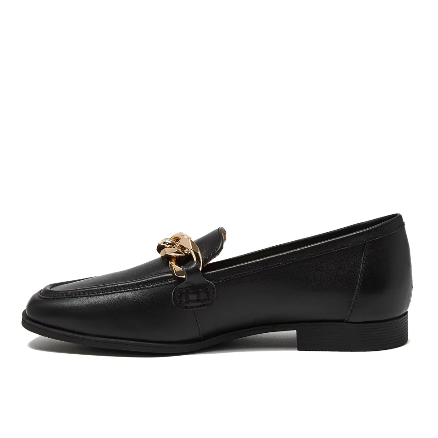 School Uniform Women's Chain Leather Loafers view 3