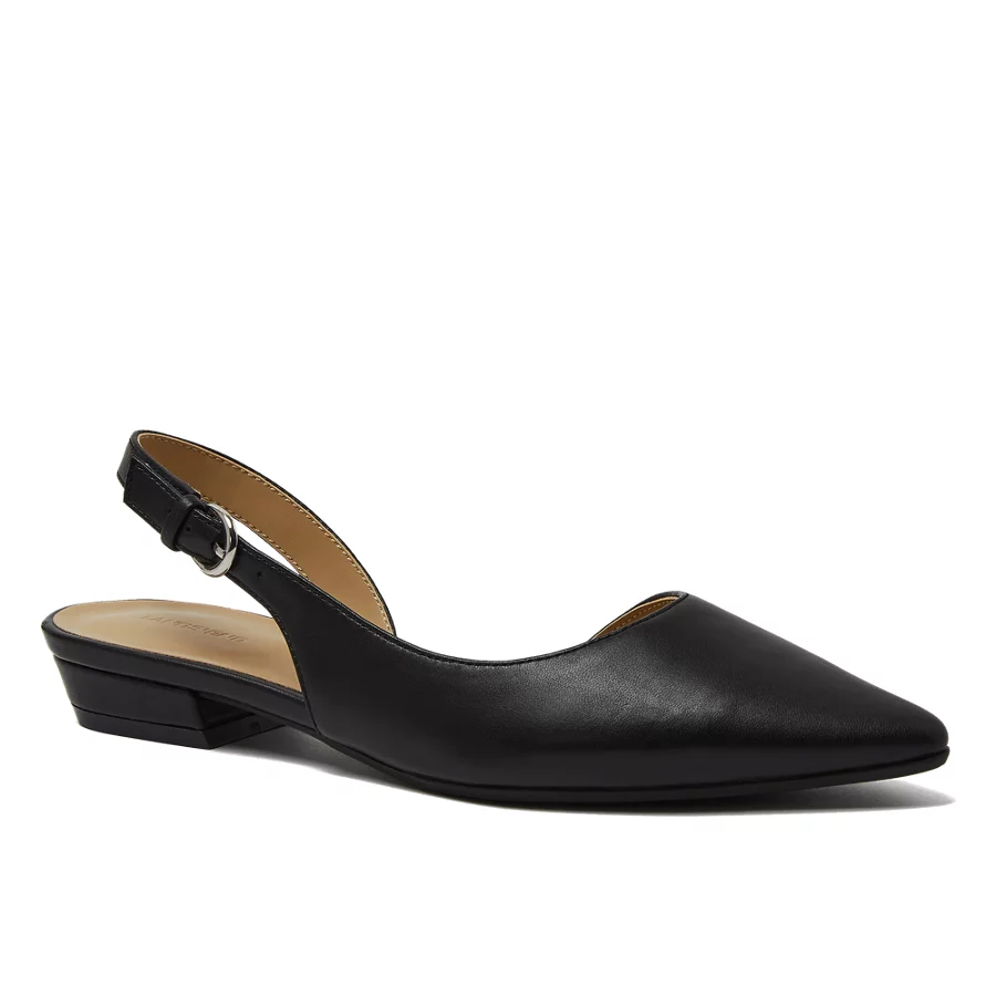 School Uniform Women's Leather Slingback Low Heels view 1