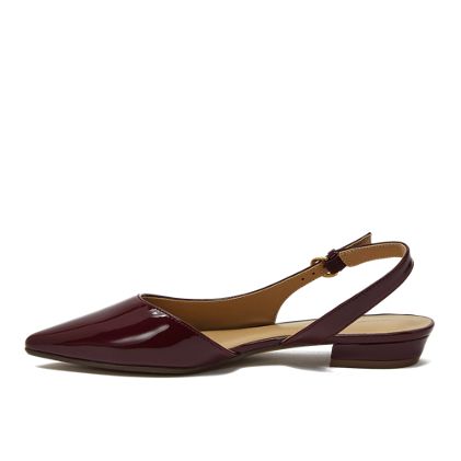 Women's Leather Slingback Low Heels - image 2