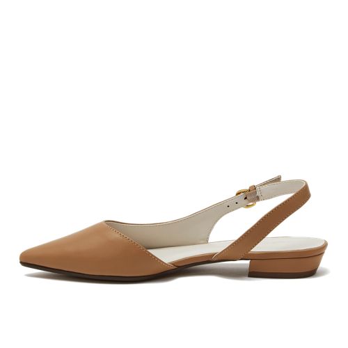 School Uniform Women's Leather Slingback Low Heels, alternative image