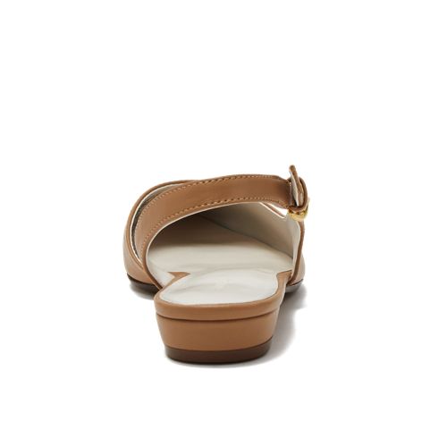 School Uniform Women's Leather Slingback Low Heels, alternative image