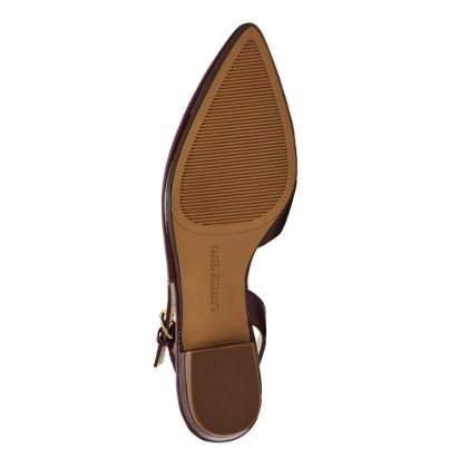 Women's Leather Slingback Low Heels - image 4