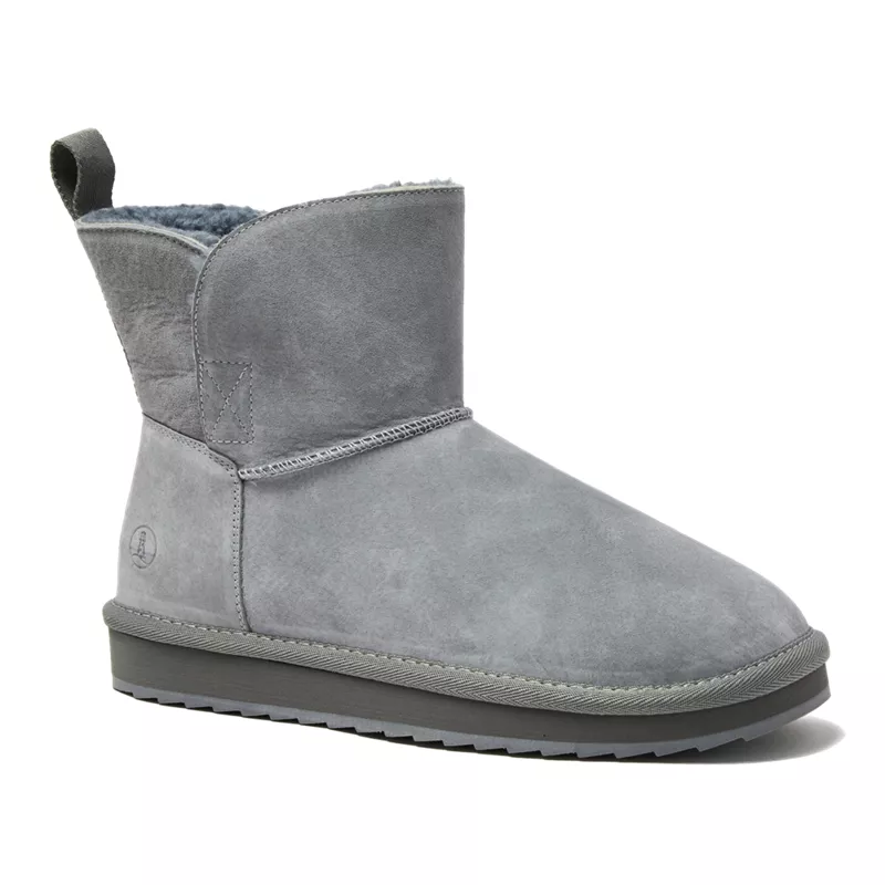 Women's Lined Suede Indoor Outdoor Boots, alternative image